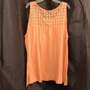 Old Navy swing tank, lace yoke xxl
